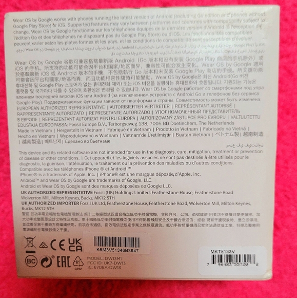 Michael Kors Gen 6 Bradshaw Rose Gold Smartwatch S.Steel.Model: MKT5133 - Picture 9 of 9